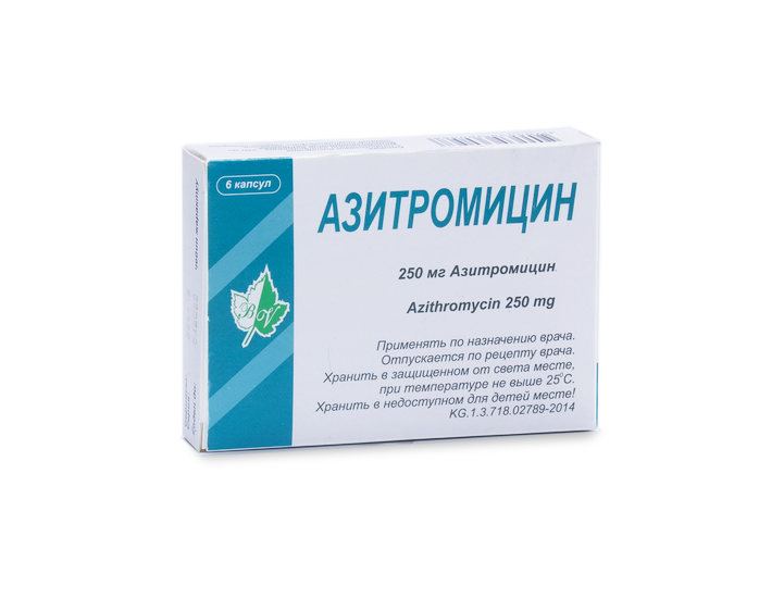 Азитромицин лимфоузел